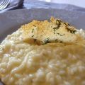 Risotto al sedano verde e gorgonzola