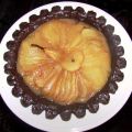 Crostata al cioccolato e pere caramellate