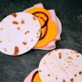 Mini piadine con tacchino, caco persimon e[...]