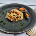 Risotto cozze e porri