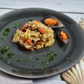 Risotto cozze e porri