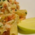 Rigatoni al salmone, robiola e mela verde,[...]