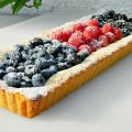 Crostata ai frutti di bosco e crema di ricotta