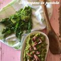 Primi piatti: Polenta alle cime di rapa e speck