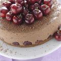 Cheese cake di ciliegie al cioccolato