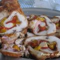Rollé di petto di pollo ai peperoni
