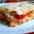 Lasagne di pane guttiau con crema di avocado,[...]