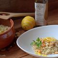 Risotto ai gamberetti e olio Zucchi