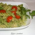 Pasta con pesto di rucola