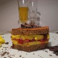 PAN DI SPAGNA CON CREMA E MARMELLATA