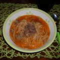 PASTA CON IL BRODO DI CARNE