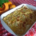 Lasagna di zucca, speck e ricotta