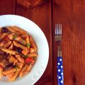 Penne rigate ai sapori siciliani