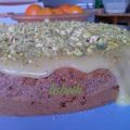 Torta di pistacchi e mandorle con topping al[...]