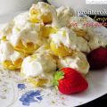 Profiteroles al limone con fragole
