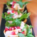 Cestini con insalata di rucola, pollo e[...]