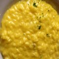 Risotto cremoso allo zafferano e gorgonzola