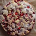 Torta di fragole affondate