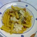 Penne con zucchine e pancetta