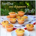 Tortine con semi di papavero e fichi