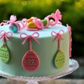 Torta dedicata e  auguri di Pasqua