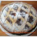 Crostata con Crema al Cioccolato Fondente