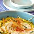 Carpaccio di pollo con verdure