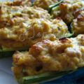 Zucchine ripiene con tonno e sgombri