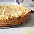 Crostata al té Matcha con mirtilli e lime