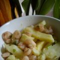 Insalatina tiepida di patate e gamberetti