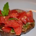 Stuzzichini di melanzane e pomodoro