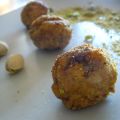 Polpettine di pesce spada e pistacchi