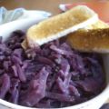 Zuppa di cavolo viola