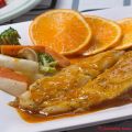 Filetti di pesce all'arancia
