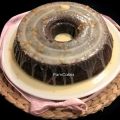 Ciambellone al cioccolato con glassa all'arancia