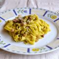 fettuccine ai piselli e pancetta affumicata[...]