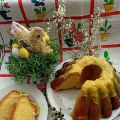 Babka allo yogurt con glassa gialla
