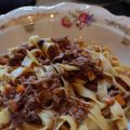Tagliatelle al ragù di piccione
