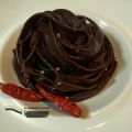 Pasta all'uovo al cacao (aglio, olio e[...]