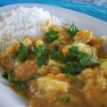 Pollo al curry light con riso per Veggie!