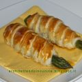 Asparagi in sfoglia con il crudo