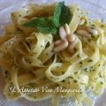 Tagliatelle al pesto di menta