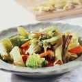Garganelli con le verdure saltate