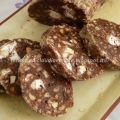 SALAME AL CIOCCOLATO CON TORRONE ARACHIDI E[...]