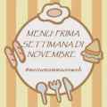 MENU DELLA SETTIMANA – prima settimana di[...]