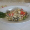 Insalata di orzo e riso