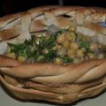 Zuppa di ceci nel cestino