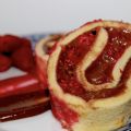 Rotolo con crema al cioccolato e lamponi