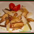 Insalatina di carciofi grana e zenzero