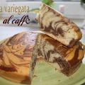 Un anno - Torta variegata al caffè